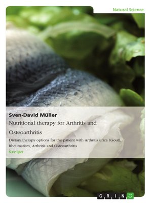 cover image of Nutritional therapy for Arthritis and Osteoarthritis